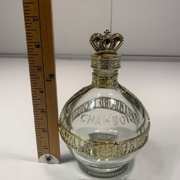 Chambord Royale Deluxe Crown Bottle – Empty – Bar Cart Decor - Picture 7 of 8
